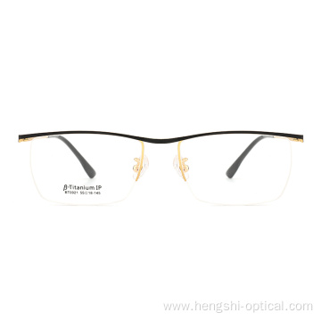 Pure Titanium Frames Titan Spectacle Frame Eyeglasses Gold Optical Glasses Eyewear